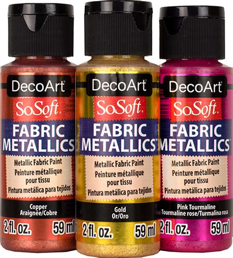 SoSoft Metallic Fabric Paint 